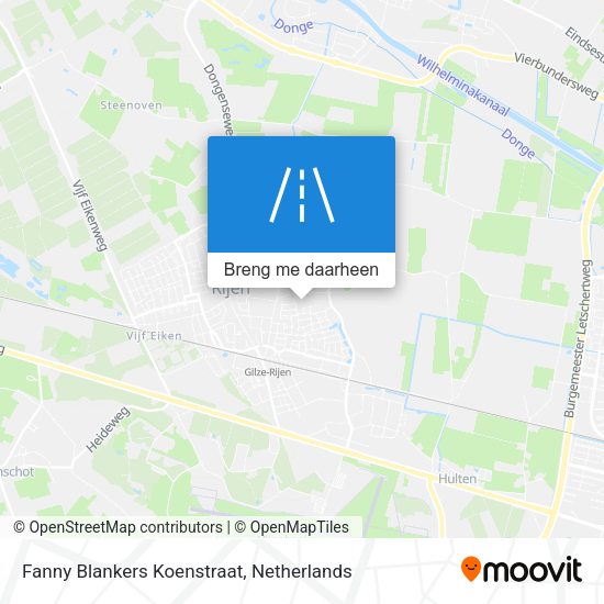 Fanny Blankers Koenstraat kaart