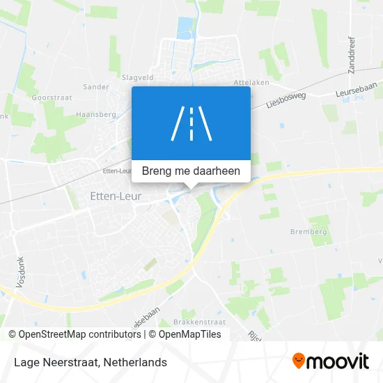 Lage Neerstraat kaart