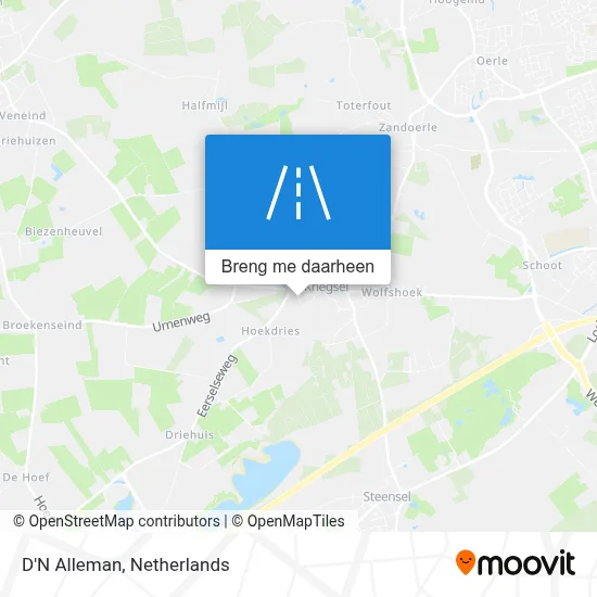 D'N Alleman kaart
