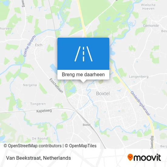 Van Beekstraat kaart