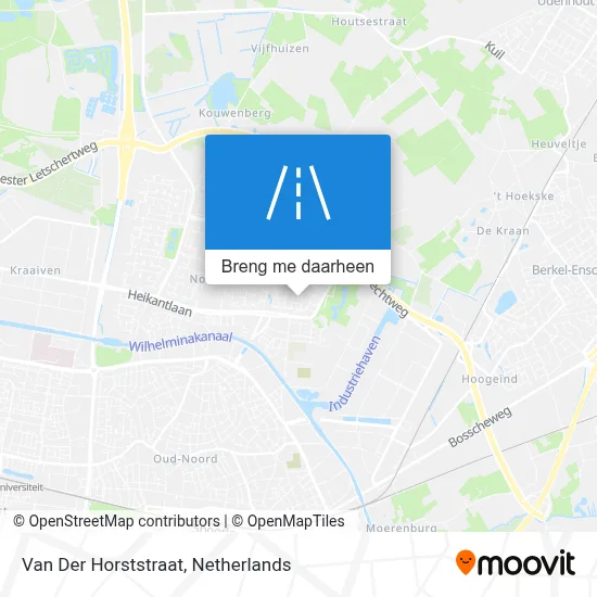 Van Der Horststraat kaart