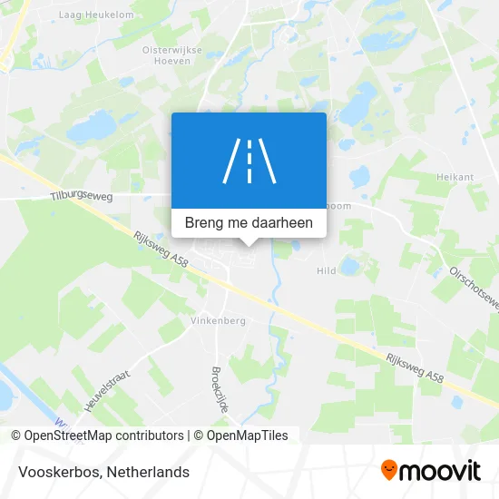 Vooskerbos kaart