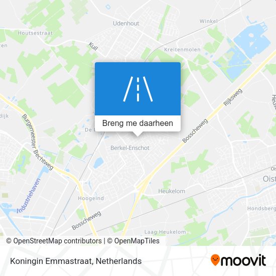 Koningin Emmastraat kaart
