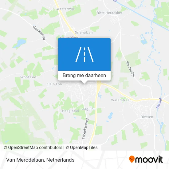 Van Merodelaan kaart