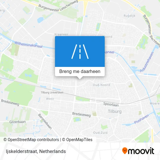 Ijskelderstraat kaart