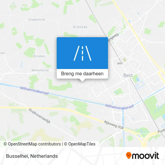Busselhei kaart