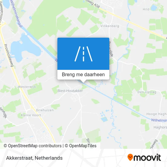 Akkerstraat kaart