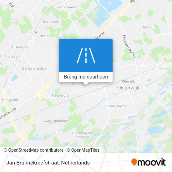 Jan Brunnekreefstraat kaart
