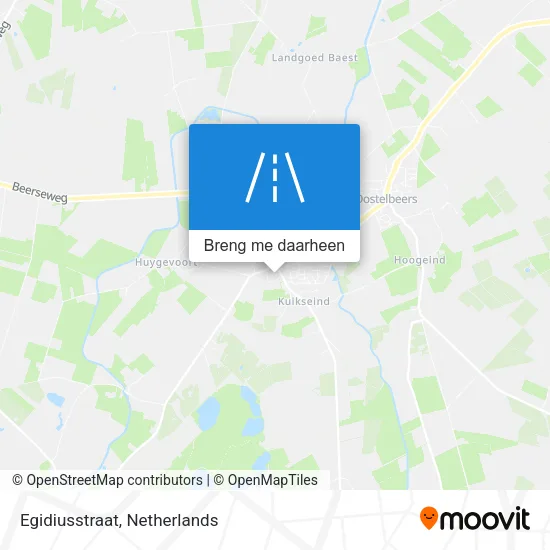 Egidiusstraat kaart