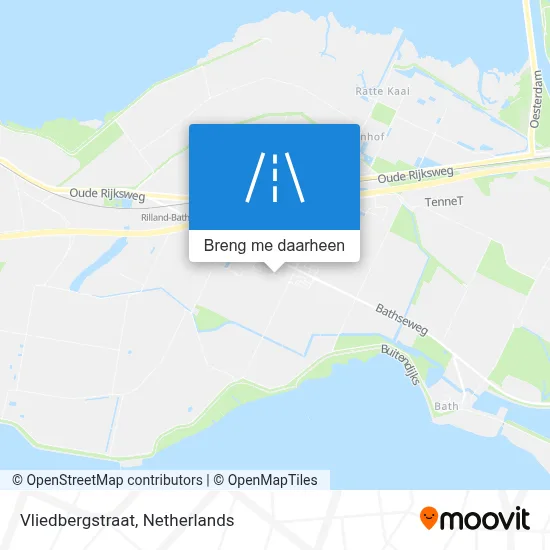 Vliedbergstraat kaart