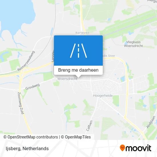 Ijsberg kaart