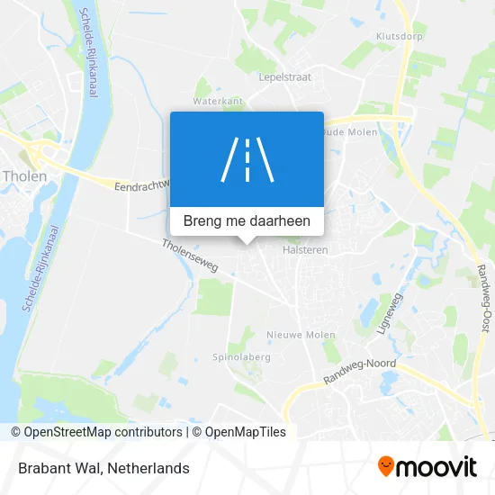 Brabant Wal kaart
