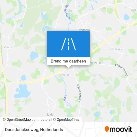 Daesdonckseweg kaart
