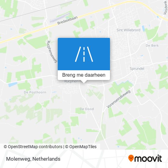 Molenweg kaart