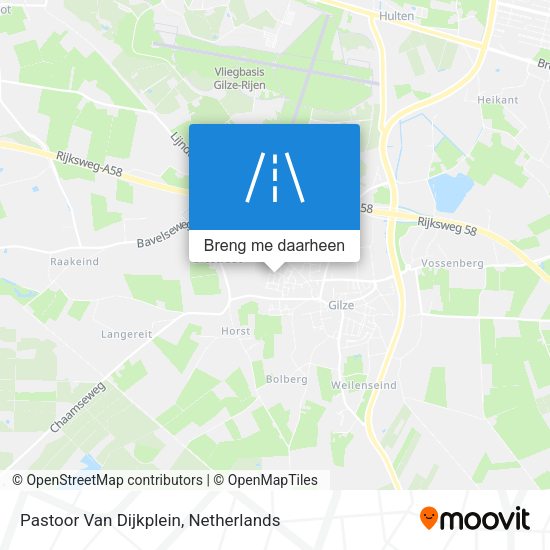 Pastoor Van Dijkplein kaart