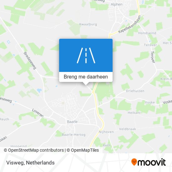 Visweg kaart