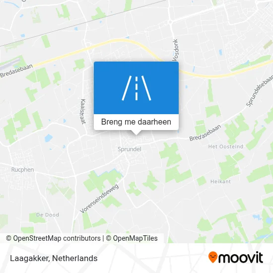 Laagakker kaart