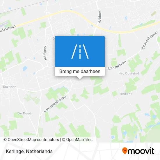 Kerlinge kaart