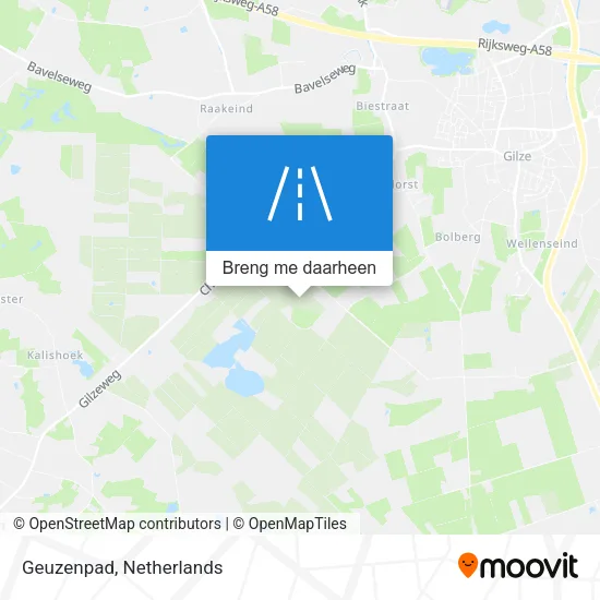 Geuzenpad kaart