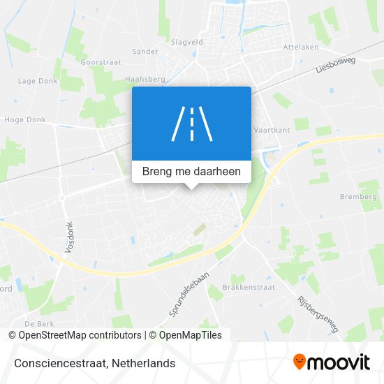 Consciencestraat kaart