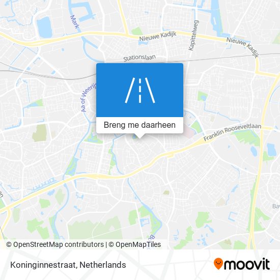 Koninginnestraat kaart