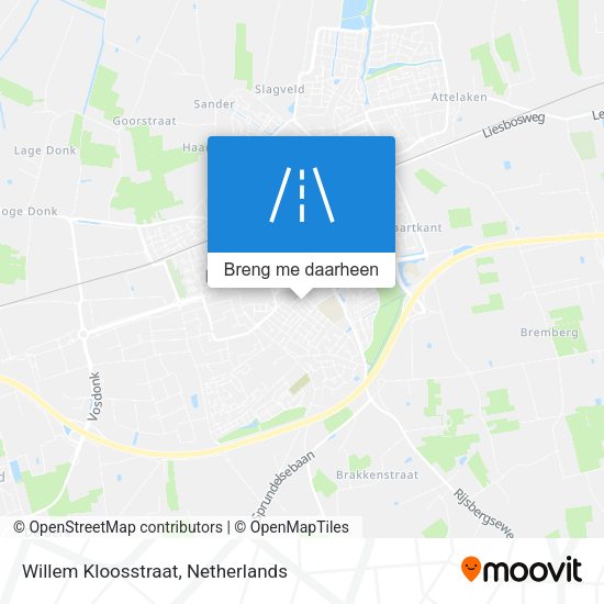 Willem Kloosstraat kaart