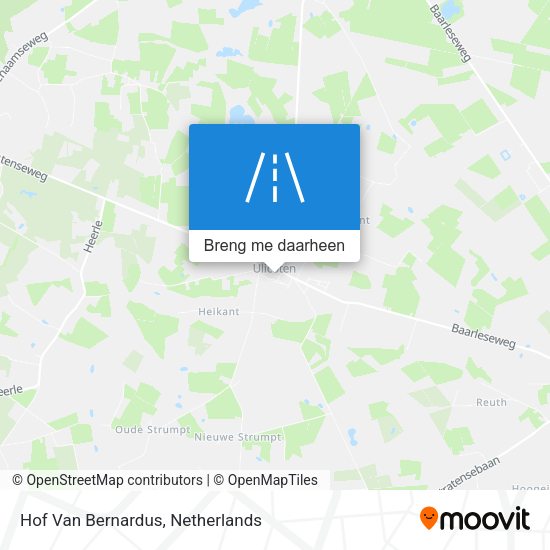 Hof Van Bernardus kaart