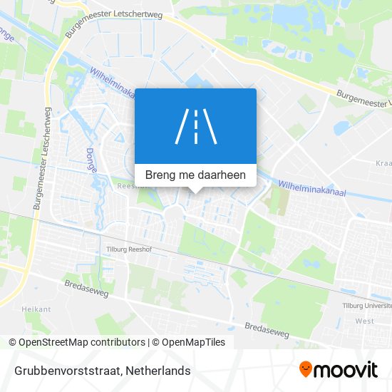 Grubbenvorststraat kaart