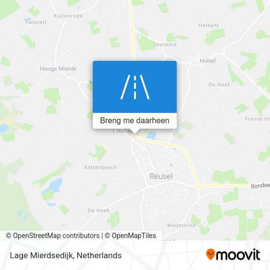Lage Mierdsedijk kaart