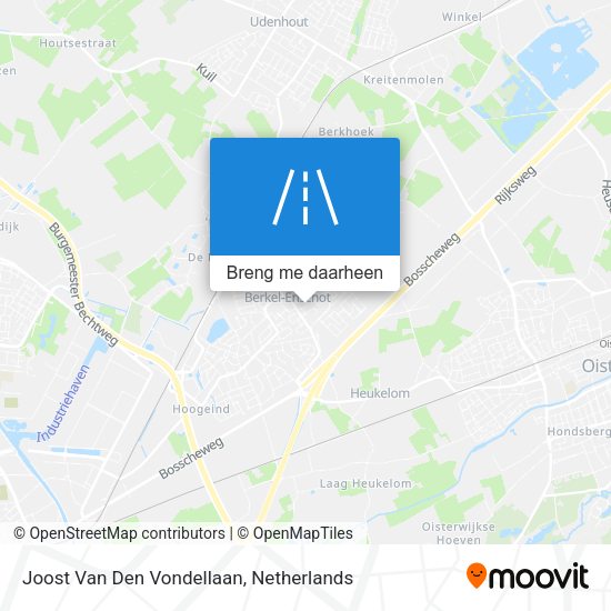 Joost Van Den Vondellaan kaart