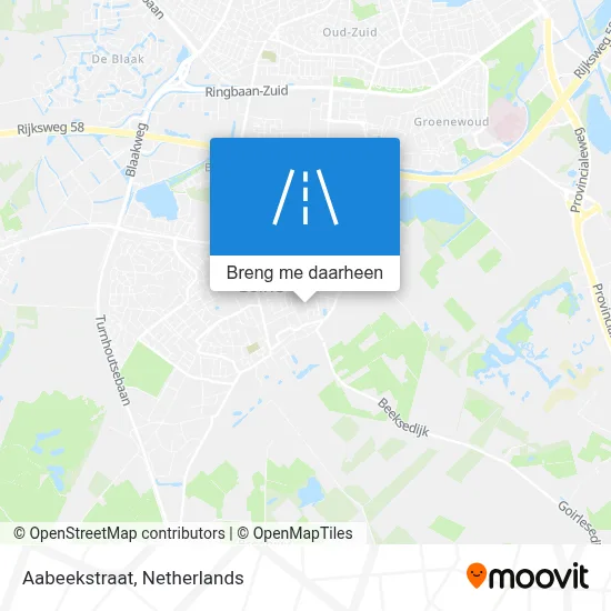 Aabeekstraat kaart
