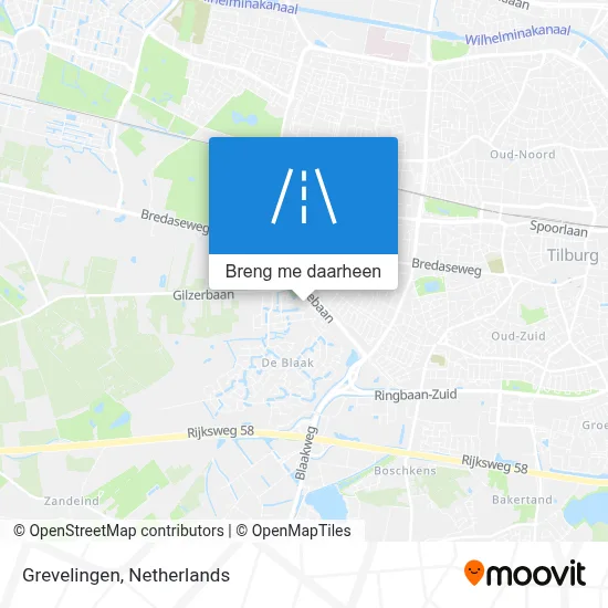 Grevelingen kaart