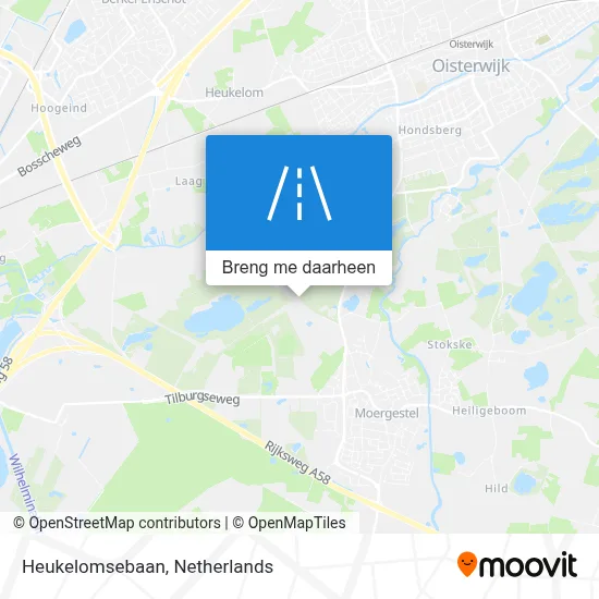 Heukelomsebaan kaart