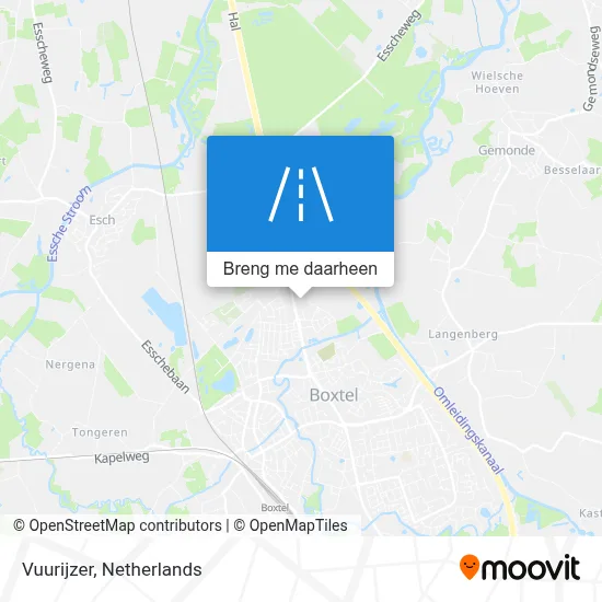 Vuurijzer kaart