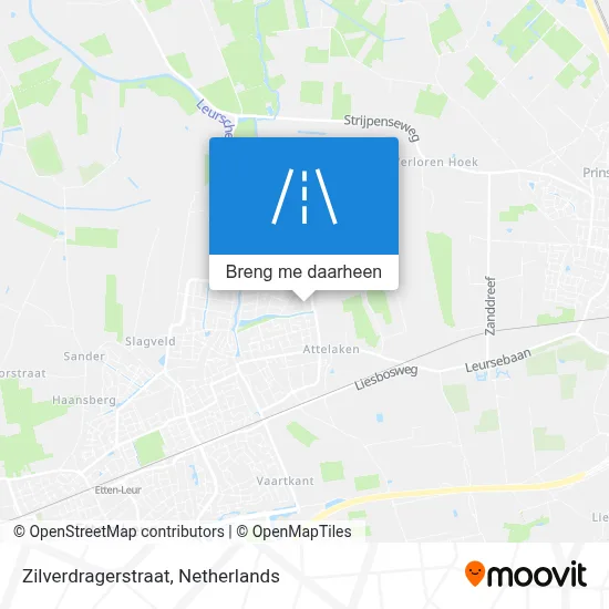 Zilverdragerstraat kaart