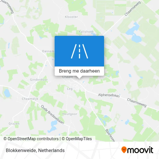 Blokkenweide kaart