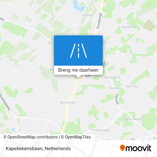 Kapellekensbaan kaart