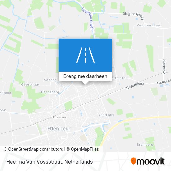 Heerma Van Vossstraat kaart