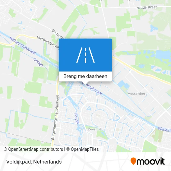 Voldijkpad kaart