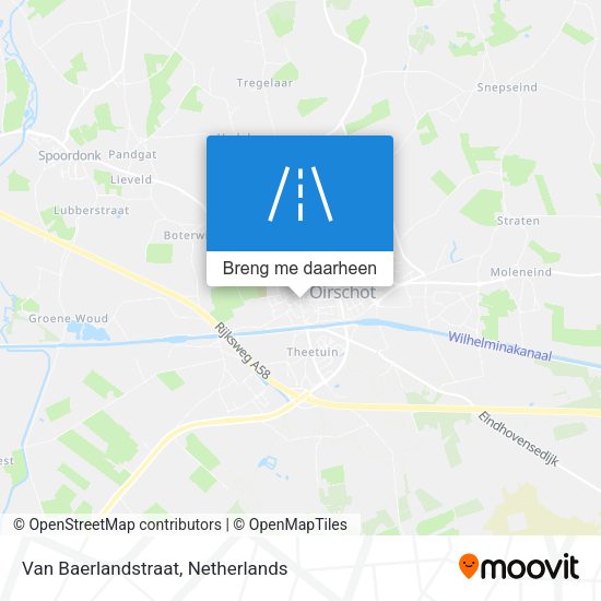 Van Baerlandstraat kaart