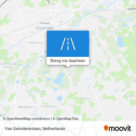 Van Swinderenlaan kaart