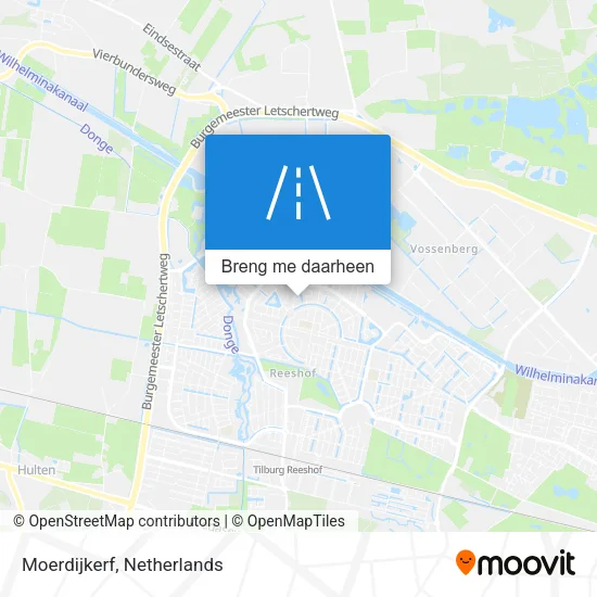 Moerdijkerf kaart