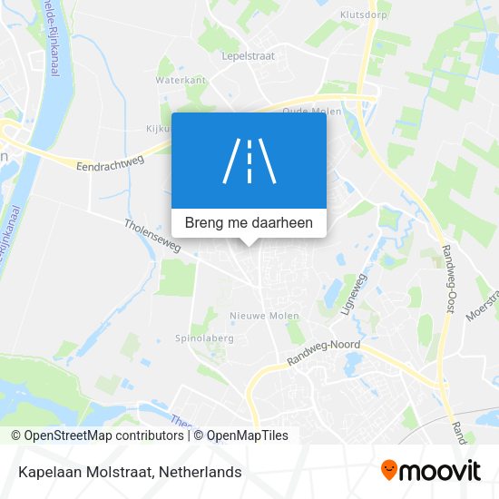 Kapelaan Molstraat kaart