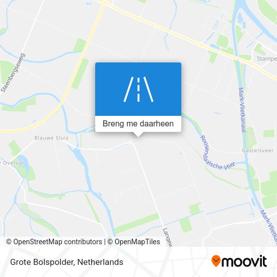 Grote Bolspolder kaart