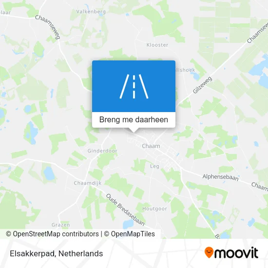 Elsakkerpad kaart