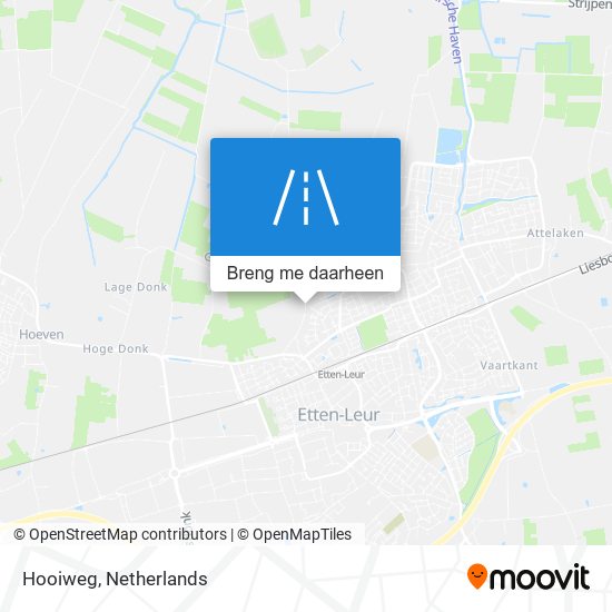 Hooiweg kaart