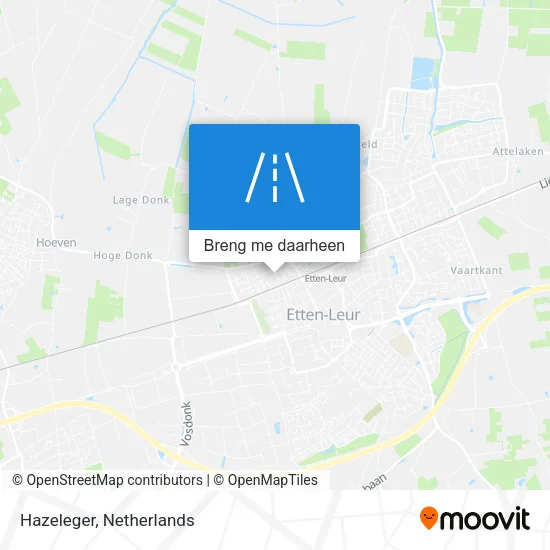 Hazeleger kaart