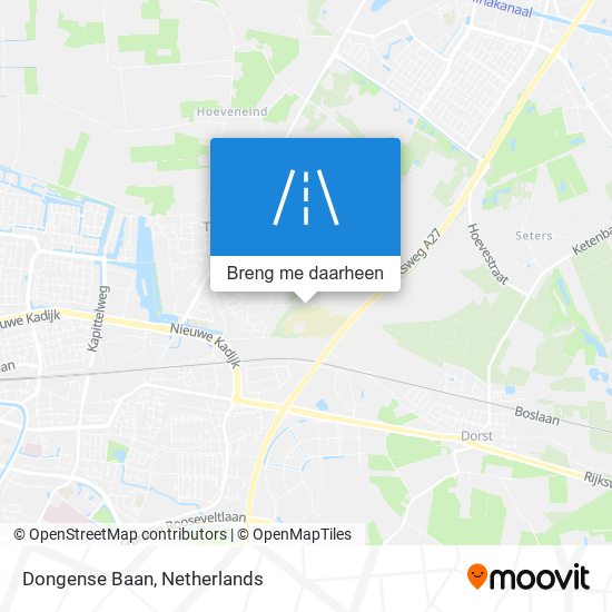 Dongense Baan kaart