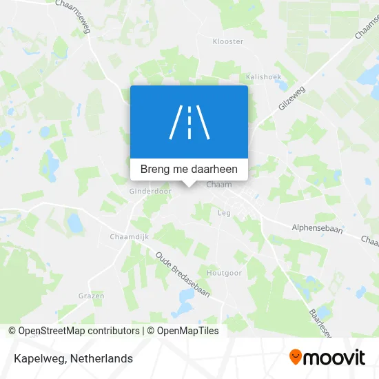 Kapelweg kaart