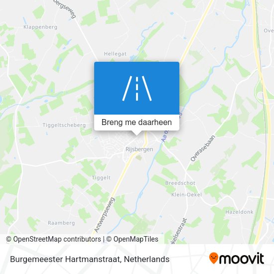 Burgemeester Hartmanstraat kaart